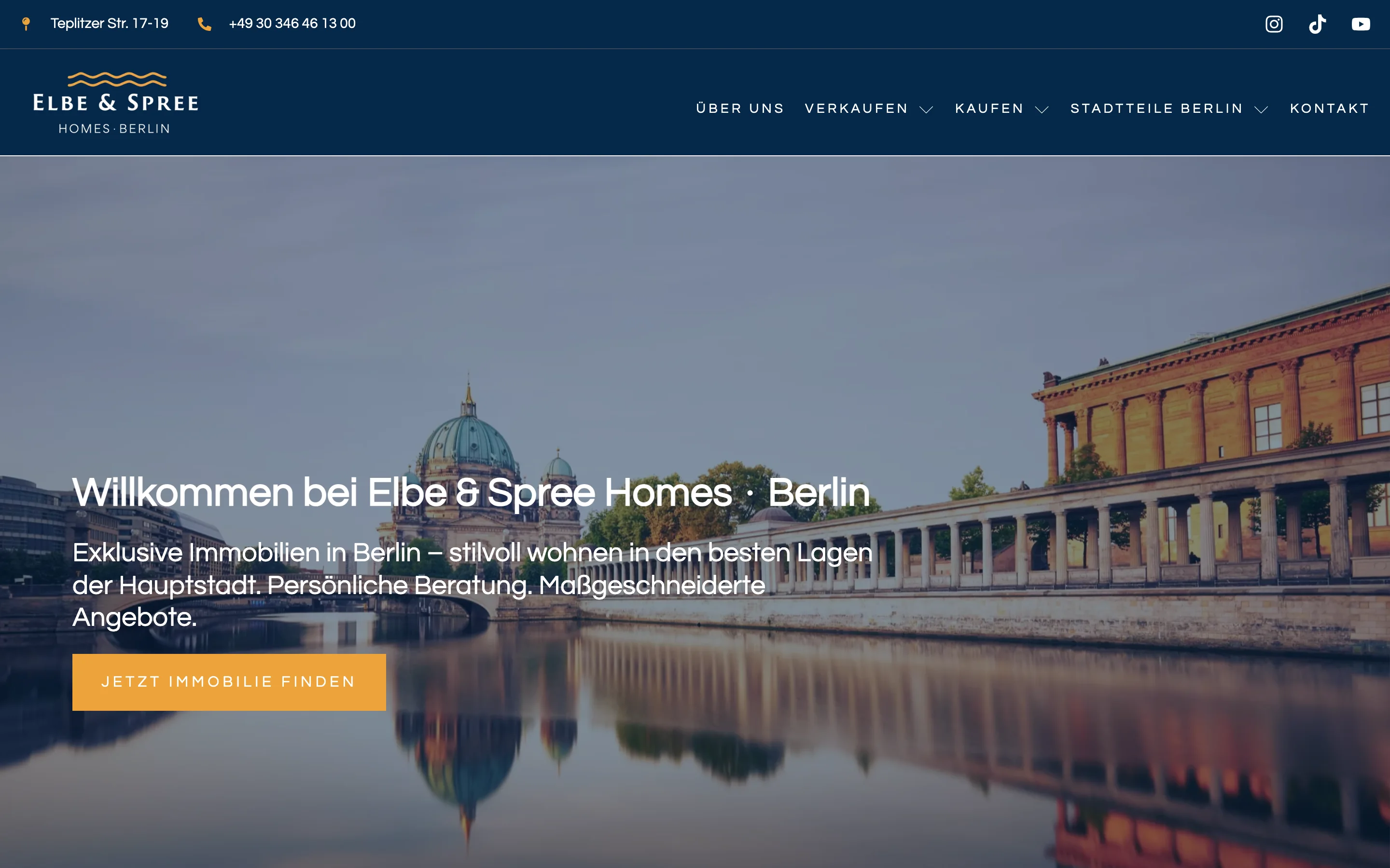 Elbe & Spree Homes Berlin: Immobilienplattform mit Propstack-Anbindung und Kampagnen zur Eigentümergewinnung