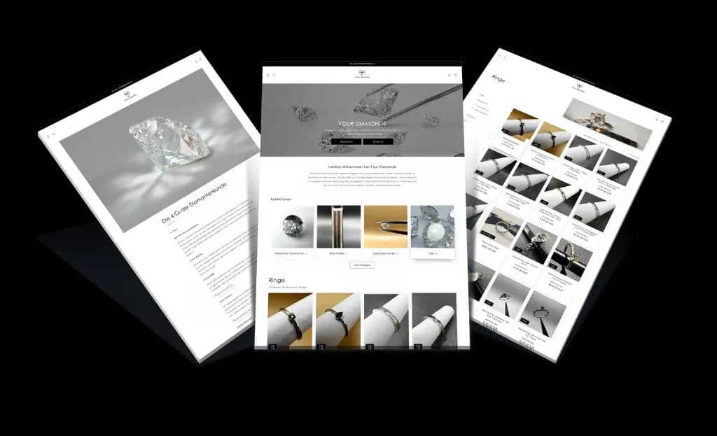Your Diamonds, E-Commerce